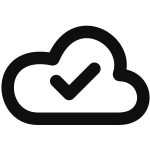 Cloud Success SVG Icon